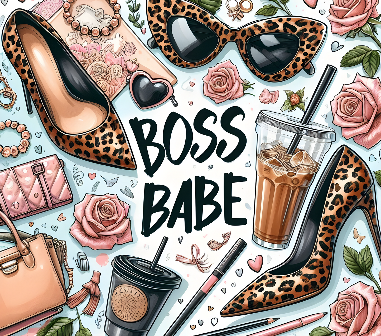 Boss babe - ready to press sublimation transfer print