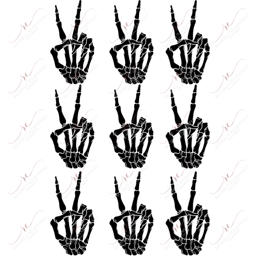 3X3 Hands - Clear Cast Decal