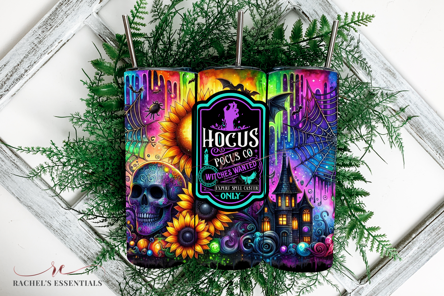 Hocus Pocus neon - vinyl wrap seamless