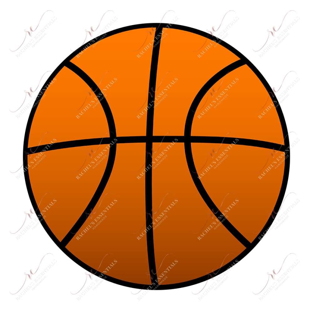 Basketball Car Coaster - Ready To Press Sublimation Transfer Print Sublimation