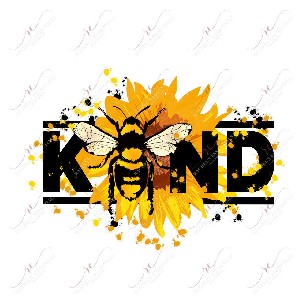 Bee Kind - Ready To Press Sublimation Transfer Print Sublimation