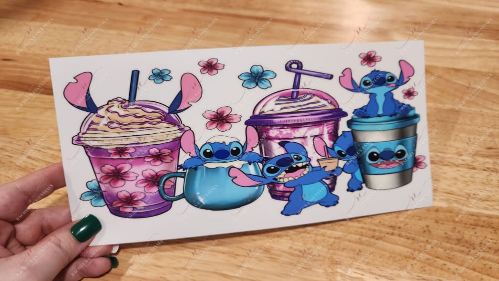 Blue Man Uv Dtf Wrap