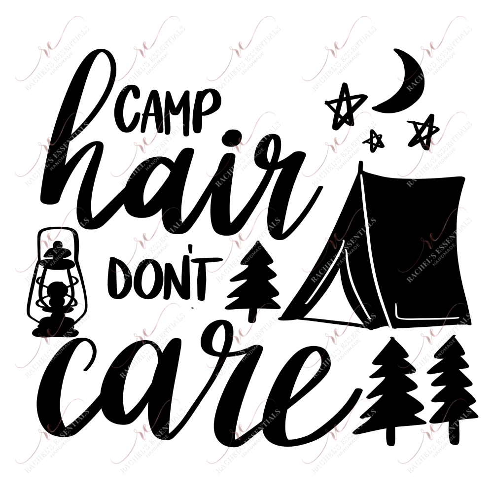 Camp Hair Done Care - Ready To Press Sublimation Transfer Print Sublimation