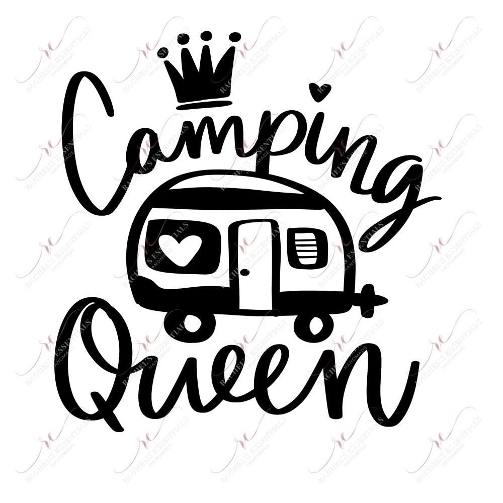 Camping Queen - Ready To Press Sublimation Transfer Print Sublimation