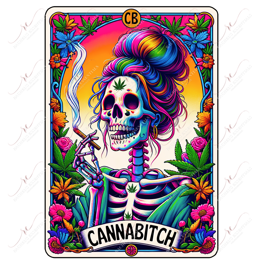 Cannabitch - Ready To Press Sublimation Transfer Print Sublimation