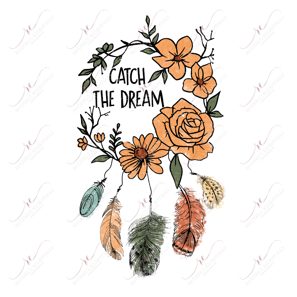 Catch The Dream Catcher - Clear Cast Decal