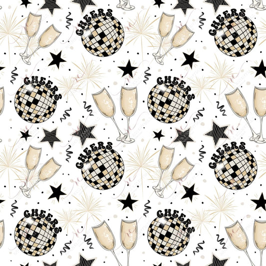 Cheers 2 - Ready To Press Sublimation Transfer Print Seamless 12/23 Sublimation