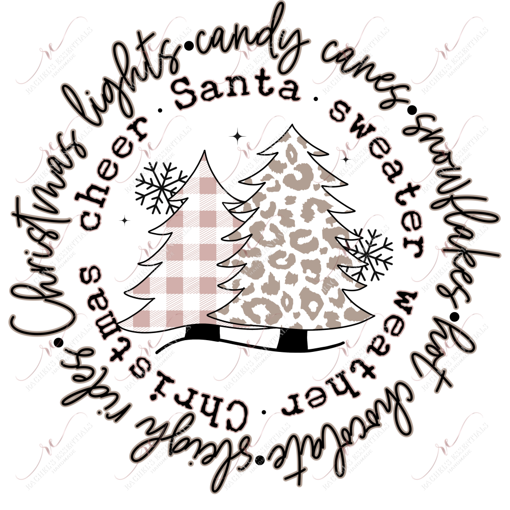 Christmas Logo - Ready To Press Sublimation Transfer Print Sublimation