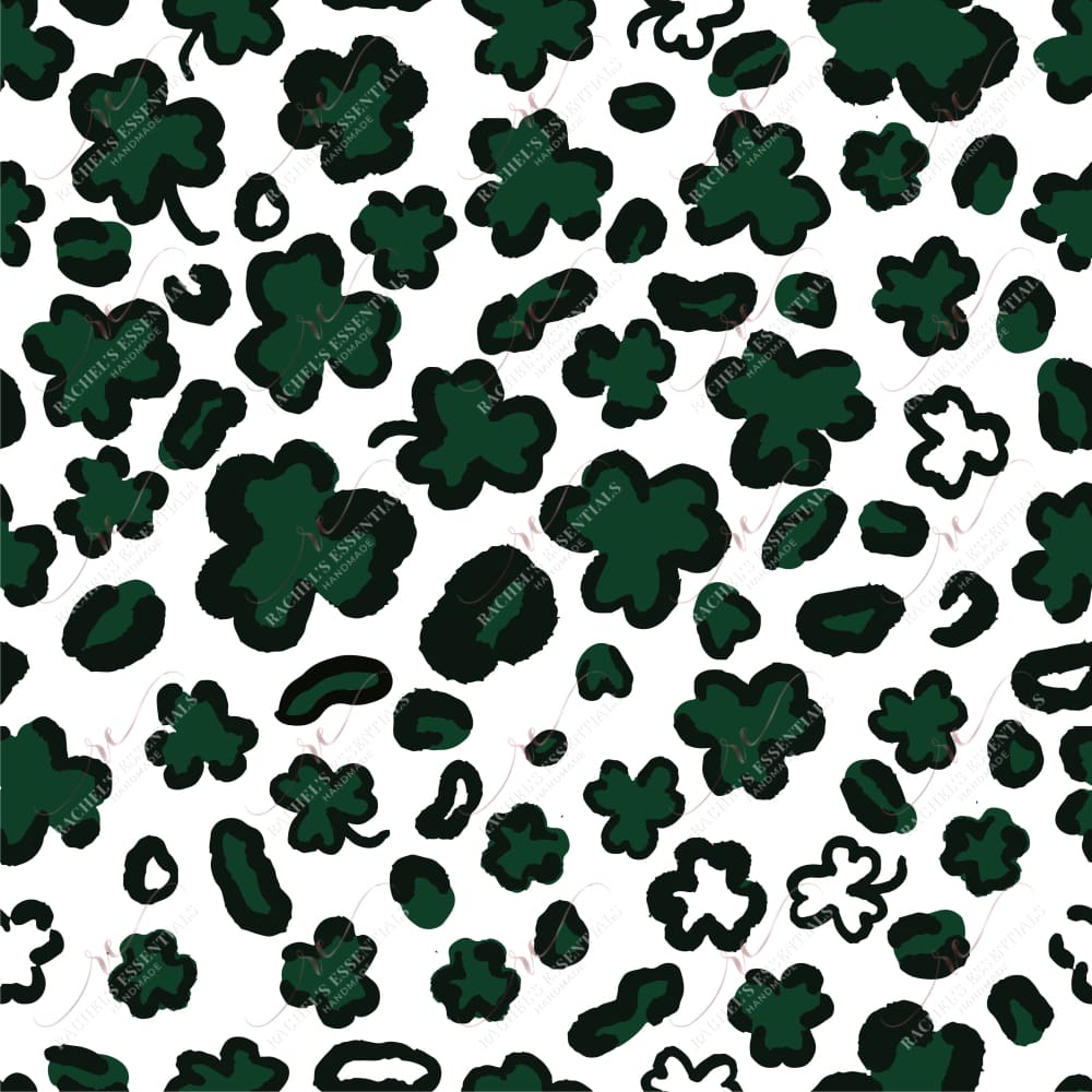 Clover Leopard - Ready To Press Sublimation Transfer Print Sublimation