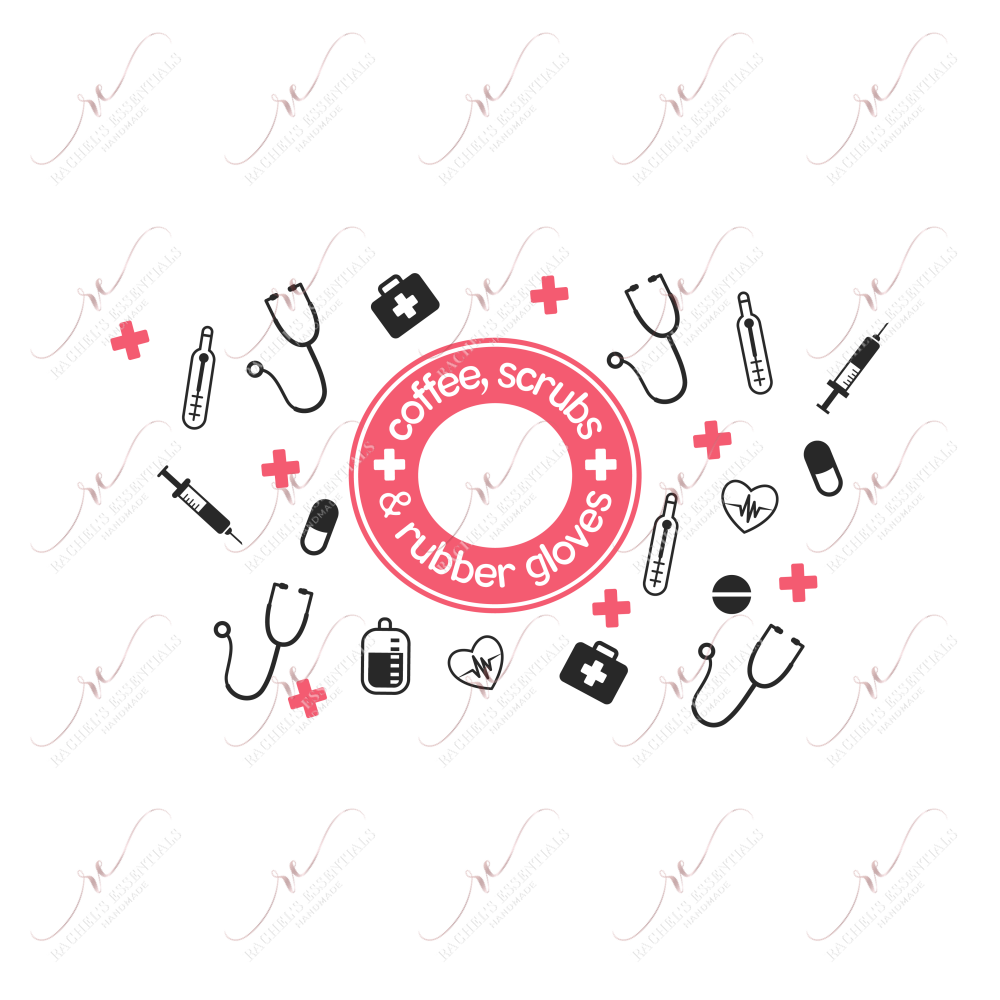 Coffee Scrubs Rubber Gloves - Cold Cup Wrap Cold