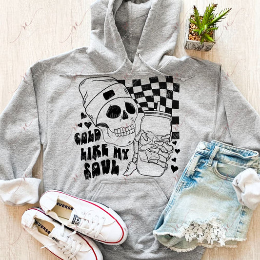Cold Like My Soul - Ready To Press Sublimation Transfer Print 11/23 Sublimation