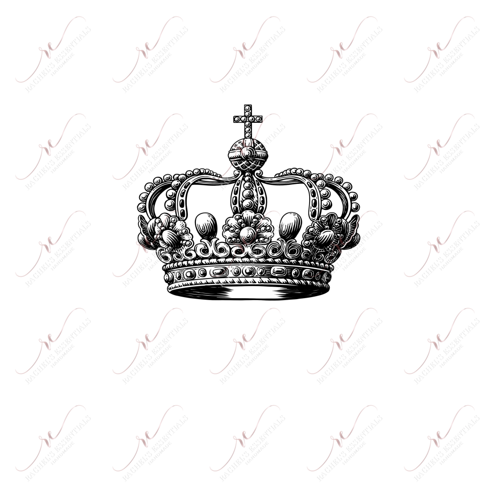 Crown - Clear Cast Decal