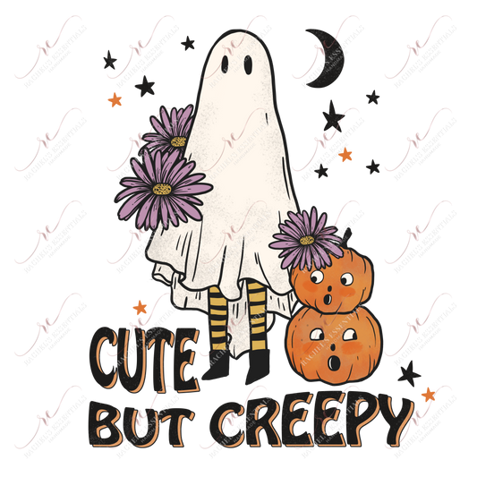 Cute But Creepy - Clear Cast Decal