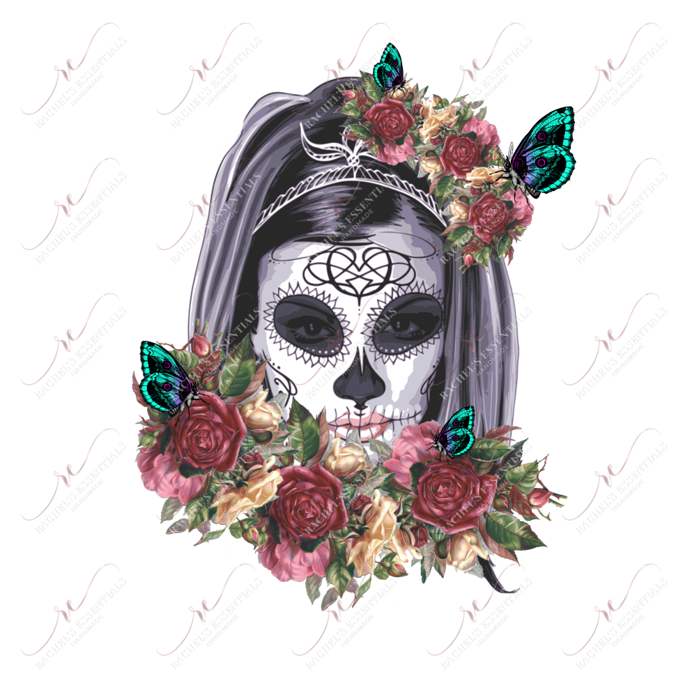 Day Of The Dead - Ready To Press Sublimation Transfer Print Sublimation