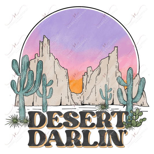 Desert Darlin - Ready To Press Sublimation Transfer Print Sublimation