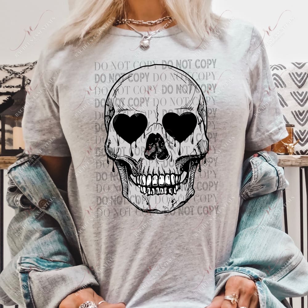 Drippy Skull - Ready To Press Sublimation Transfer Print Sublimation