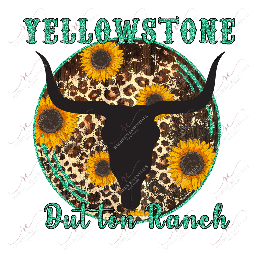 Dutton Ranch - Ready To Press Sublimation Transfer Print Sublimation