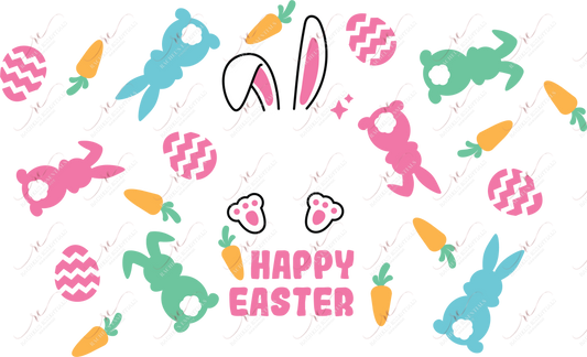 Easter Bunny - Cold Cup Wrap Cup Wrap