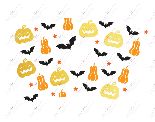 Fall Pumpkins - Cold Cup Wrap Cold