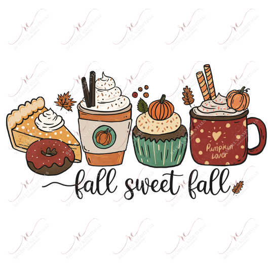 Fall Sweet Fall - Clear Cast Decal