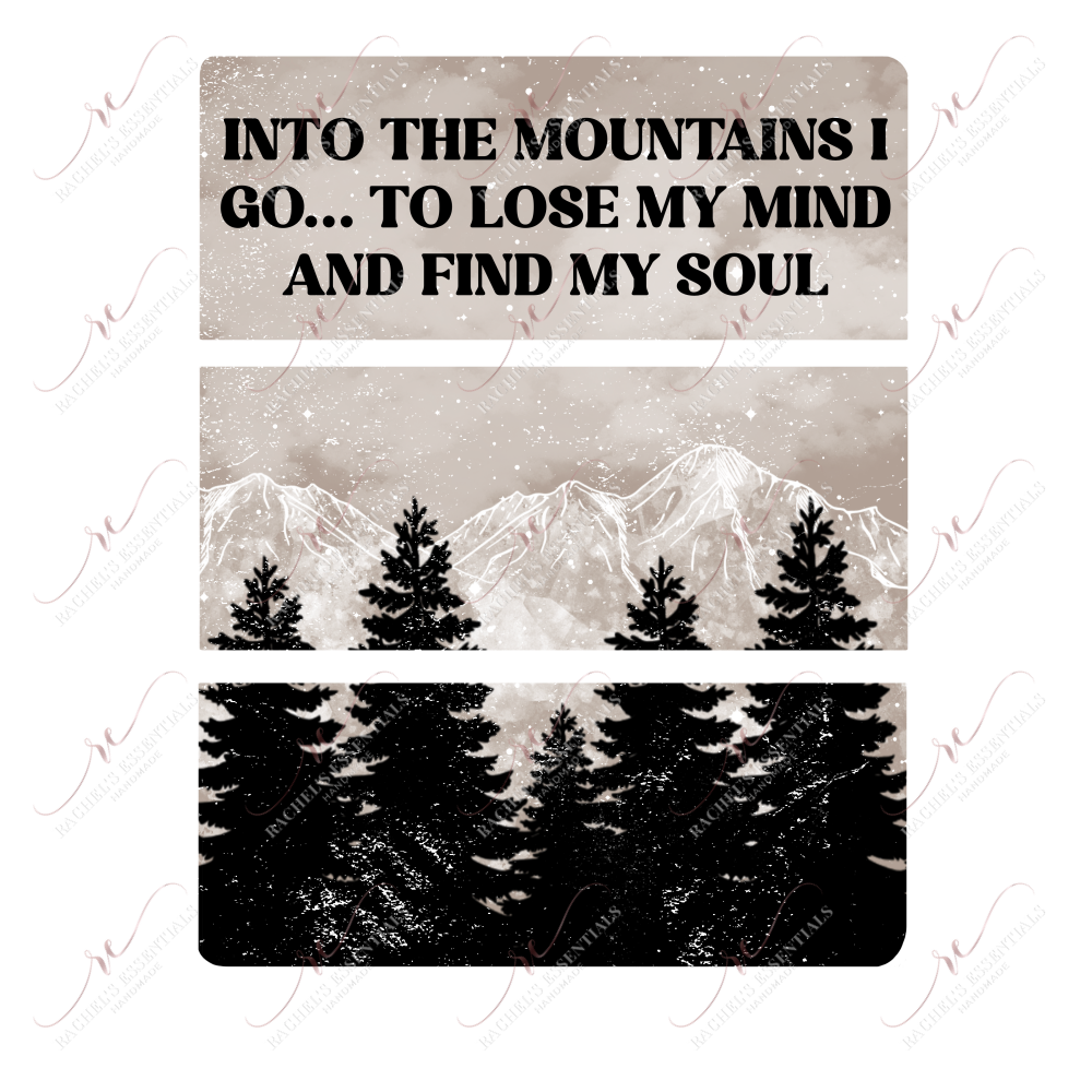 Find My Soul - Ready To Press Sublimation Transfer Print Sublimation