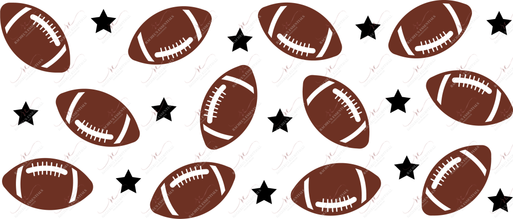 Footballs - 16Oz Vinyl Libbey Wrap