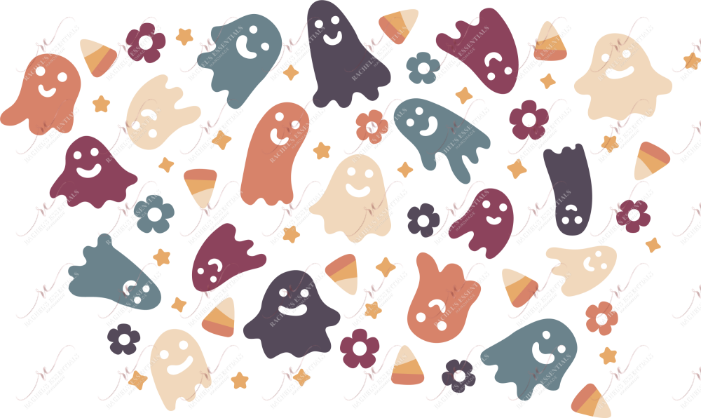 Ghosts No Hole- Cold Cup Wrap Cold