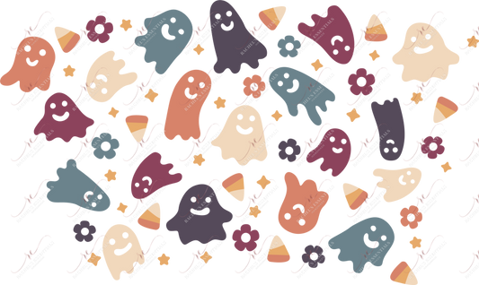 Ghosts No Hole- Cold Cup Wrap Cold