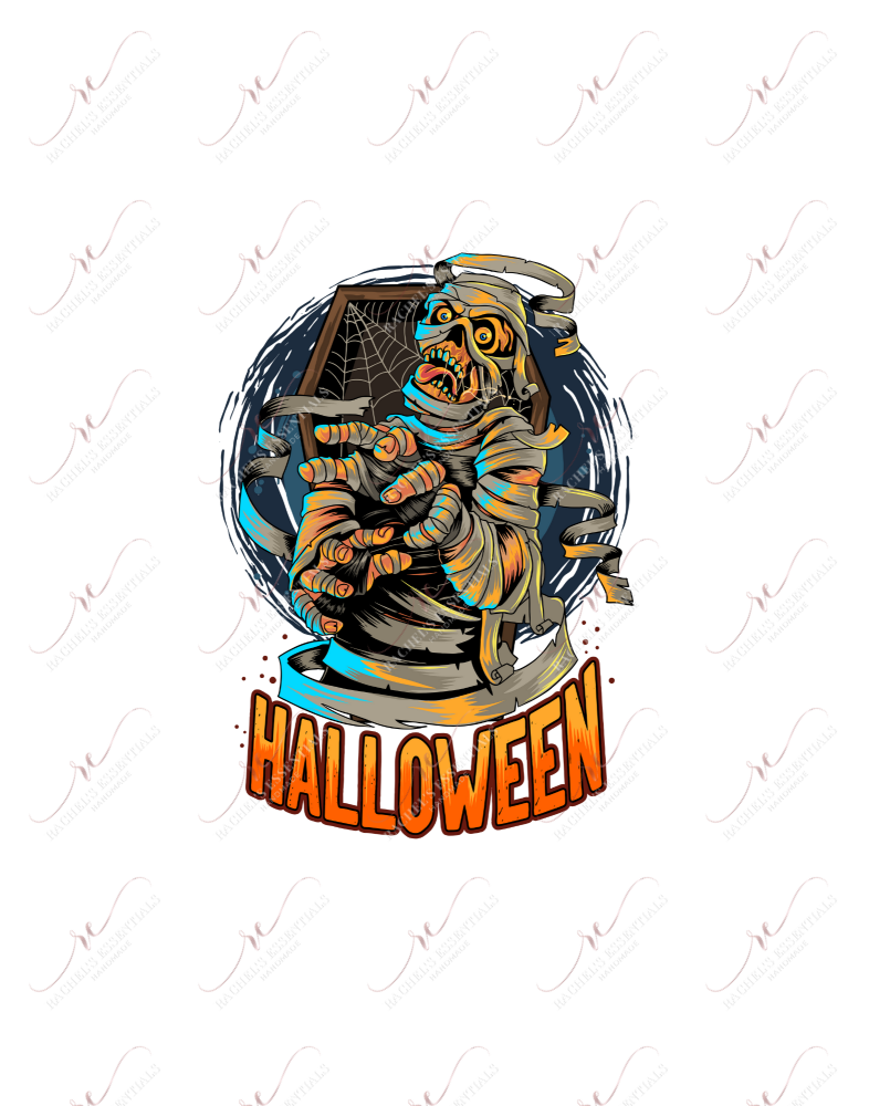 Halloween Mummy - Ready To Press Sublimation Transfer Print Sublimation