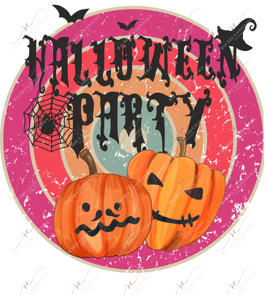 Halloween Party - Ready To Press Sublimation Transfer Print Sublimation