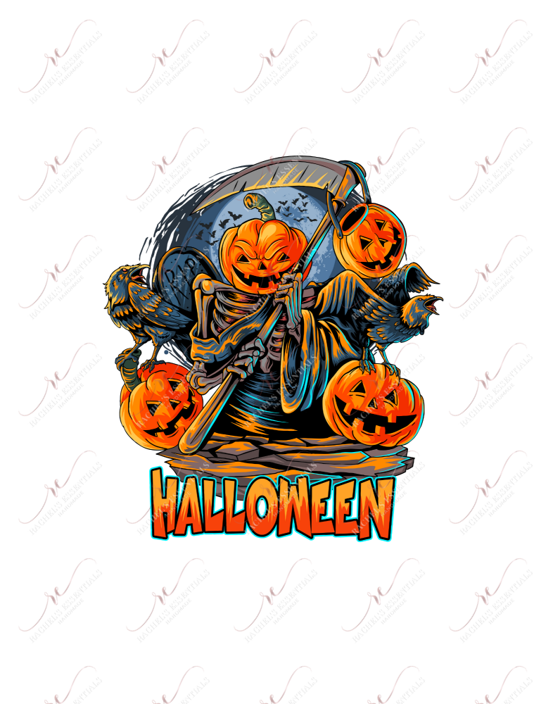 Halloween Pumpkin Heads - Ready To Press Sublimation Transfer Print Sublimation
