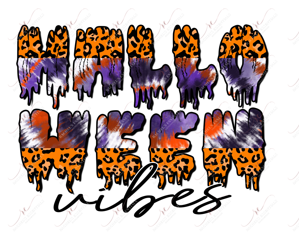 Halloween Vibes - Ready To Press Sublimation Transfer Print Sublimation