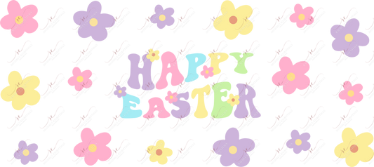 Happy Easter - Libbey/Beer Can Glass Sublimation