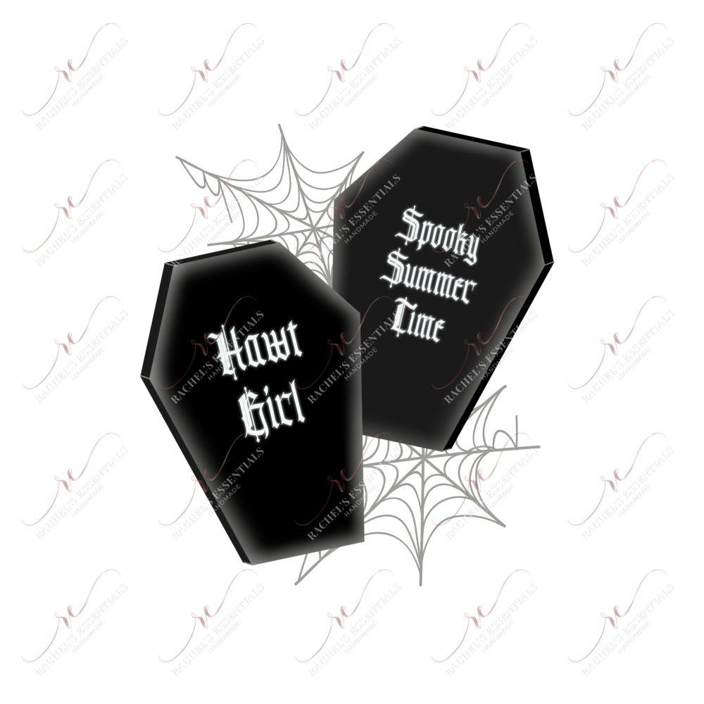 Hawt Girl Summer- Clear Cast Decal