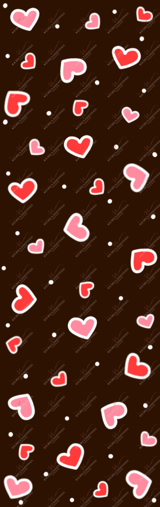 Hearts And Dots - Vinyl Pen Wrap