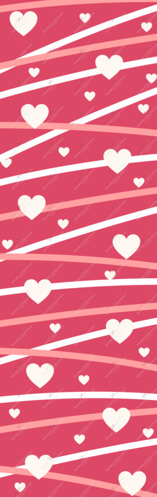 Hearts And Stripes - Vinyl Pen Wrap
