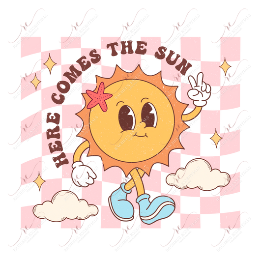 Here Comes The Sun-Ready To Press Sublimation Transfer Print Sublimation