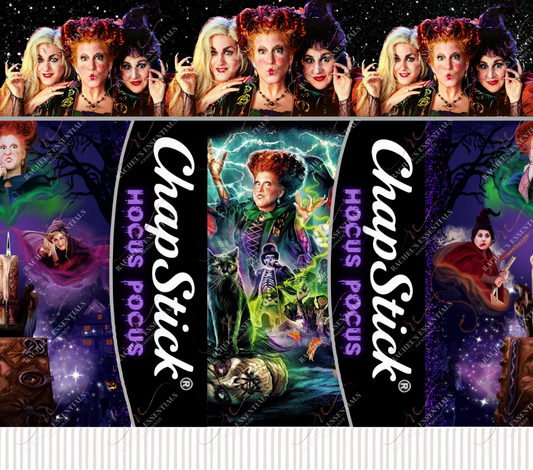Hocus Pocus Chap Stick - Ready To Press Sublimation Transfer Print Sublimation