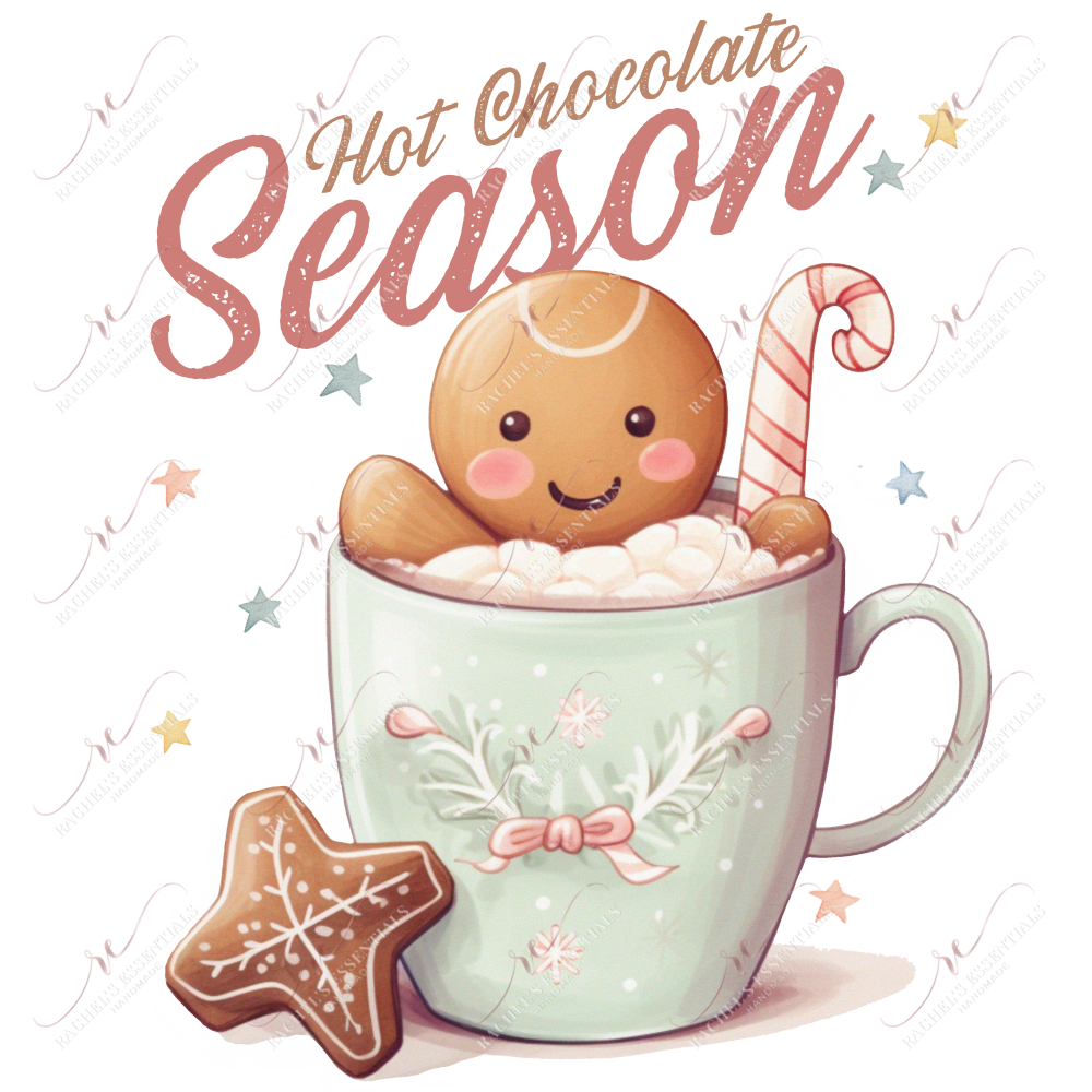Hot Chocolate Season - Ready To Press Sublimation Transfer Print Sublimation