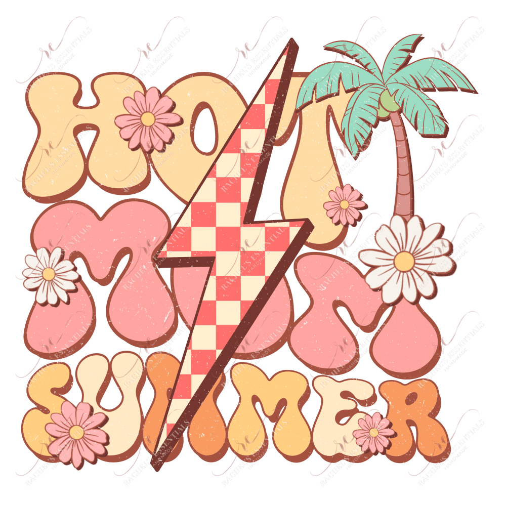 Summer vibes - ready to press sublimation transfer print