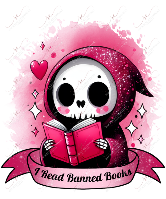 I Read Banned Books - Clear Cast Decal