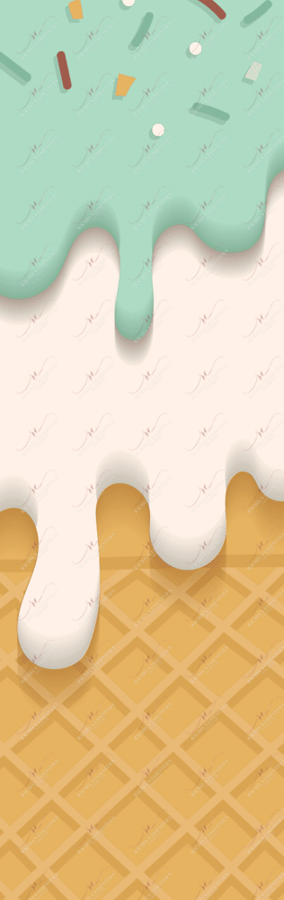 Ice Cream Cone - Vinyl Pen Wrap