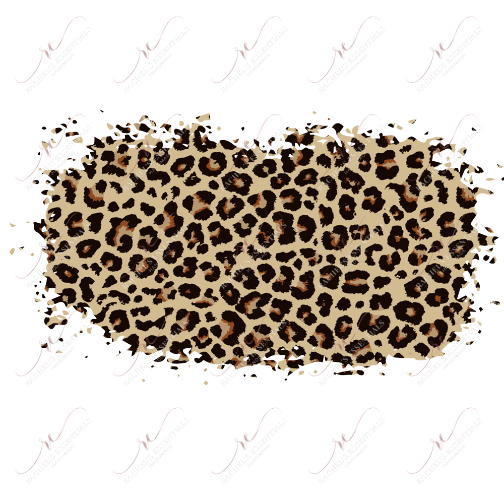Leopard Patch - Ready To Press Sublimation Transfer Print Sublimation