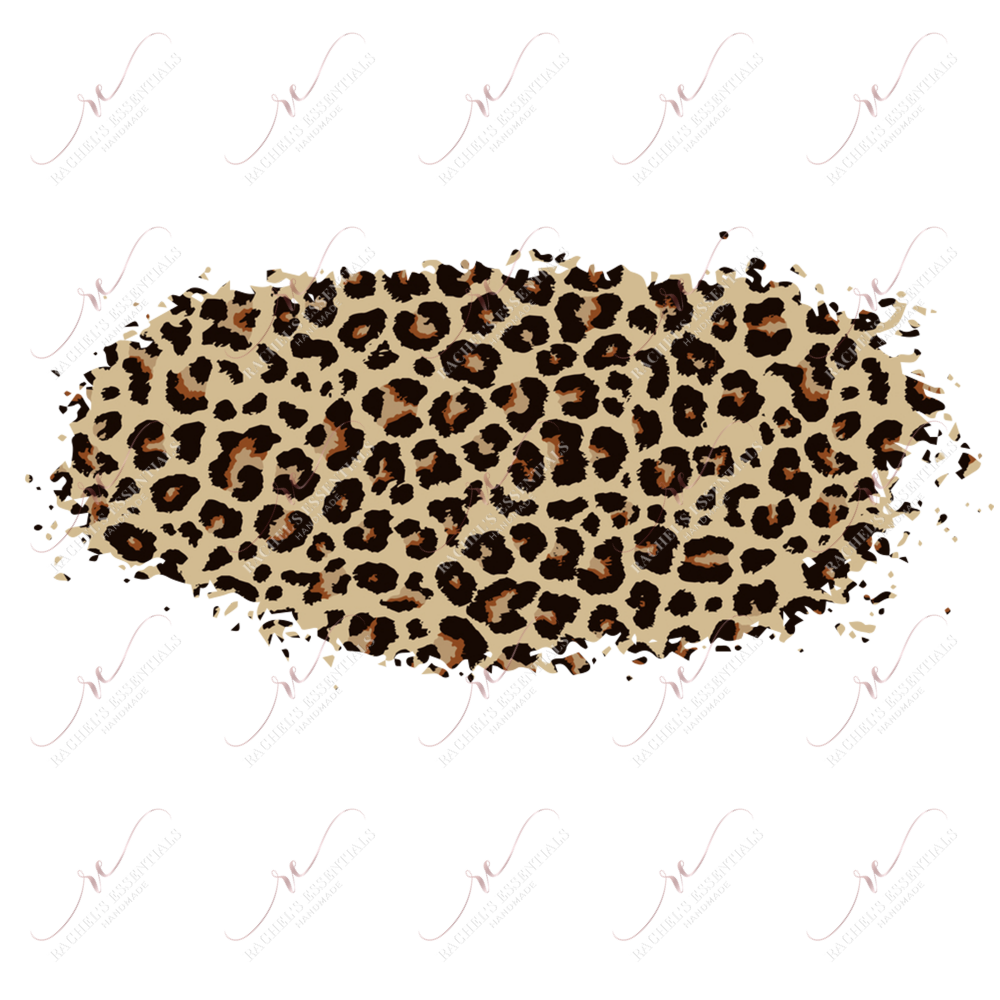 Leopard Patch - Ready To Press Sublimation Transfer Print Sublimation