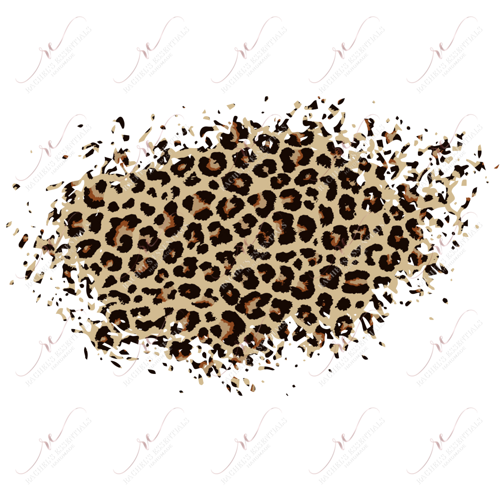 Leopard Patch - Ready To Press Sublimation Transfer Print Sublimation