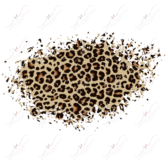 Leopard Patch - Ready To Press Sublimation Transfer Print Sublimation