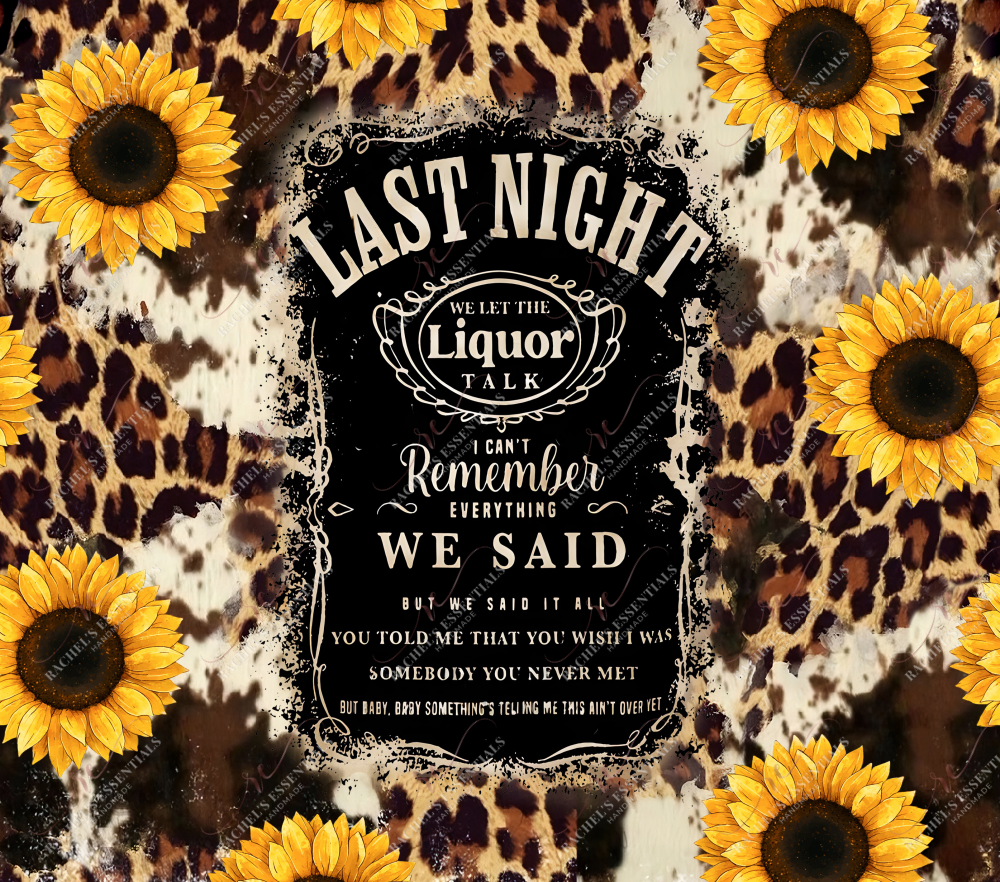 Leopard Sunflowers And Country Music- Vinyl Wrap Vinyl
