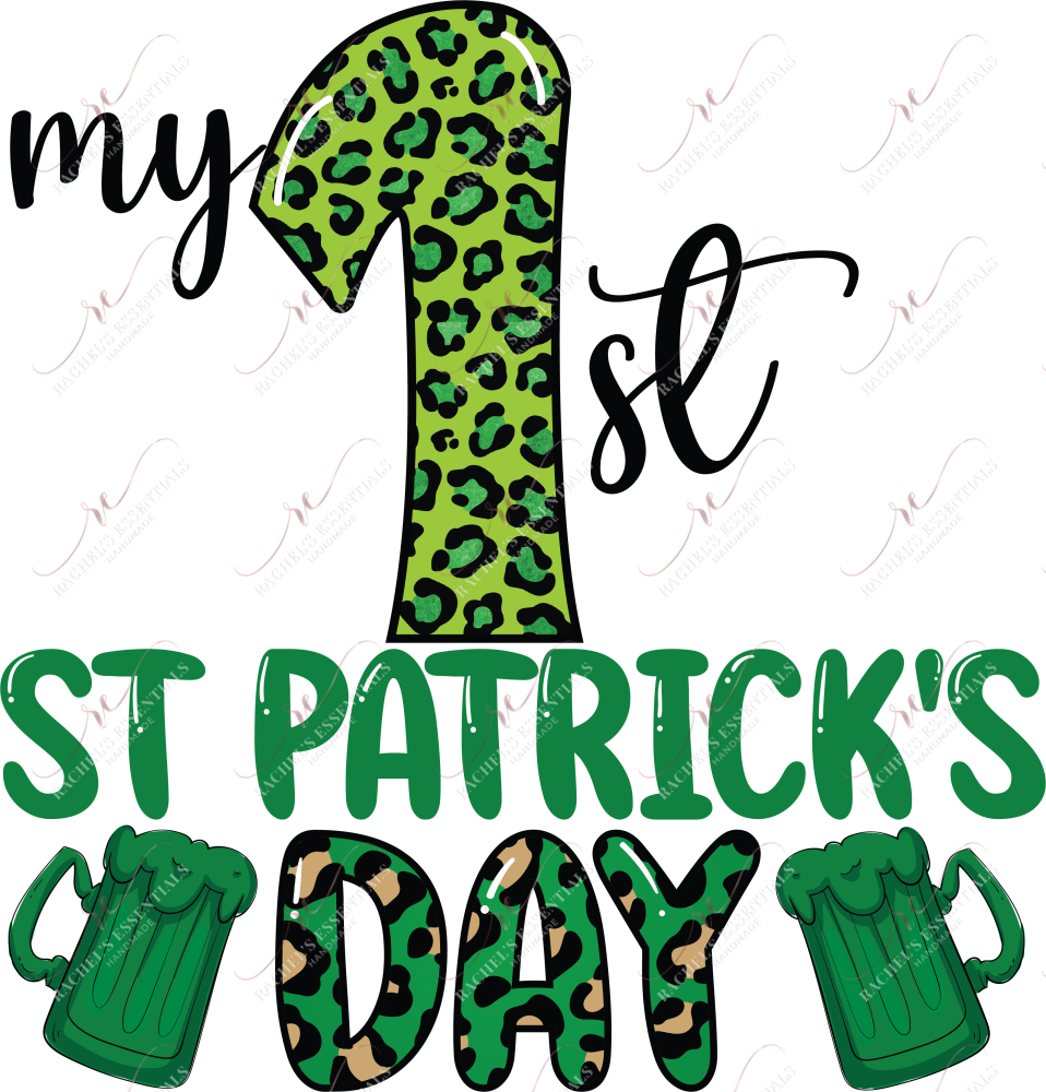 My First St Patricks Day - Ready To Press Sublimation Transfer Print Sublimation