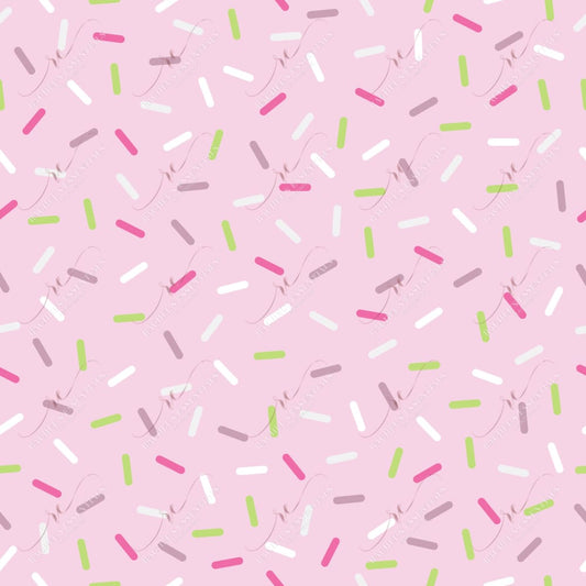 Pink Mixed Sprinkles - Ready To Press Sublimation Transfer Print Sublimation