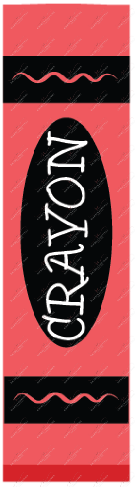 Red Crayon - Vinyl Pen Wrap